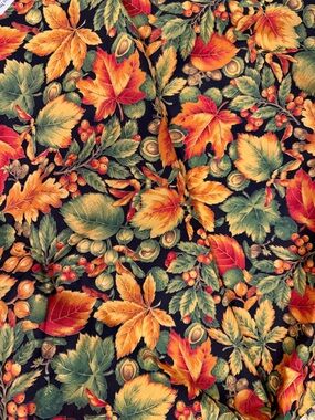 Vintage Fall/Leaf Print Cotton Fabric